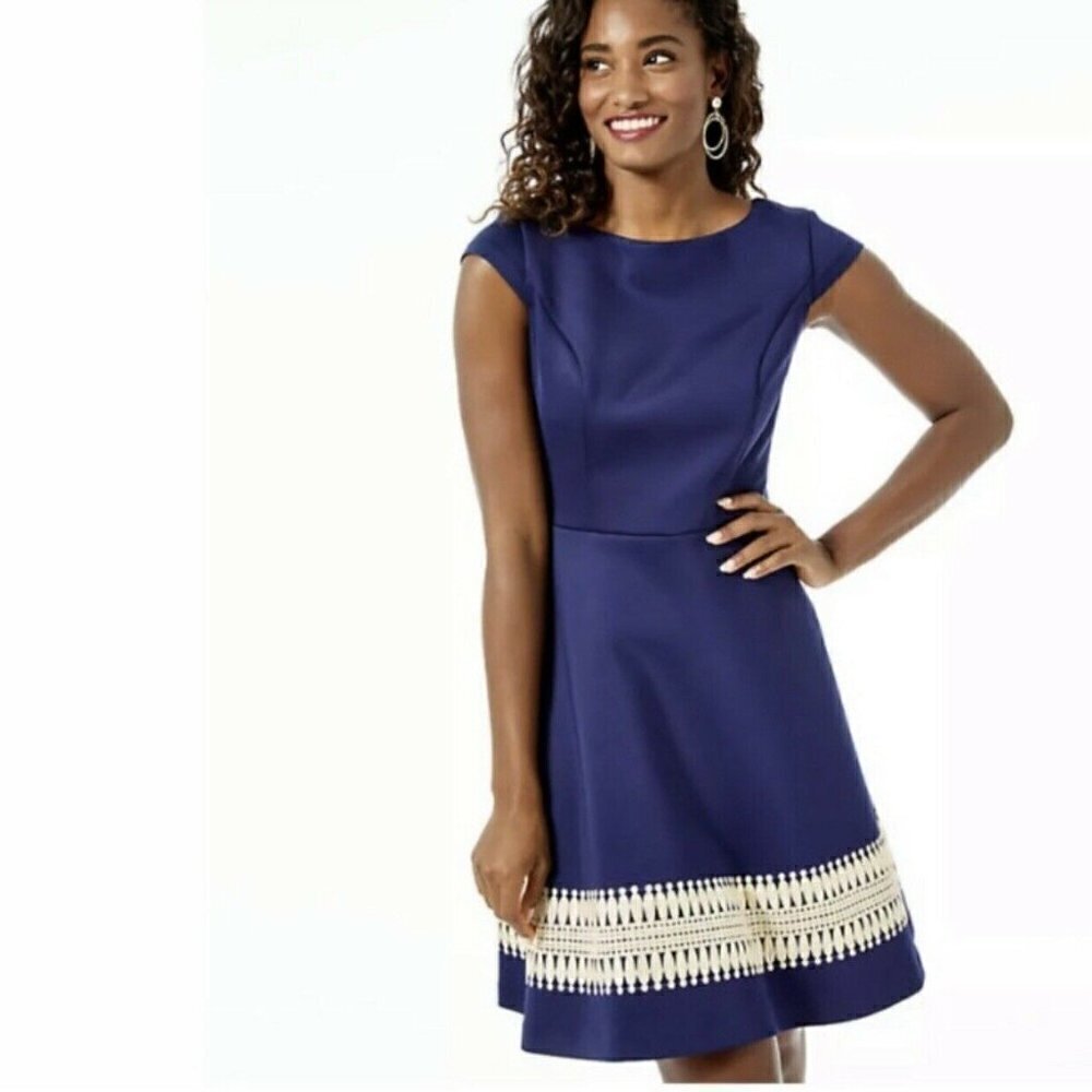 NWT Lilly Pulitzer Klara Dress size 10 True Navy - Picture 2 of 9